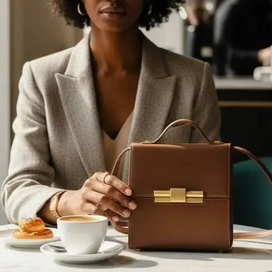 THE NINA CIGAR BOX BAG (FINAL SALE)